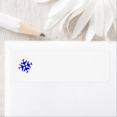 Vliegtuig Snowflake Etiket (Insitu)