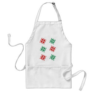 Vliegtuig Snowflake Standaard Schort