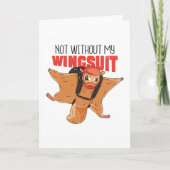 VLIEGTUIG SQUIRREL FUNNY KAART (Voorkant)