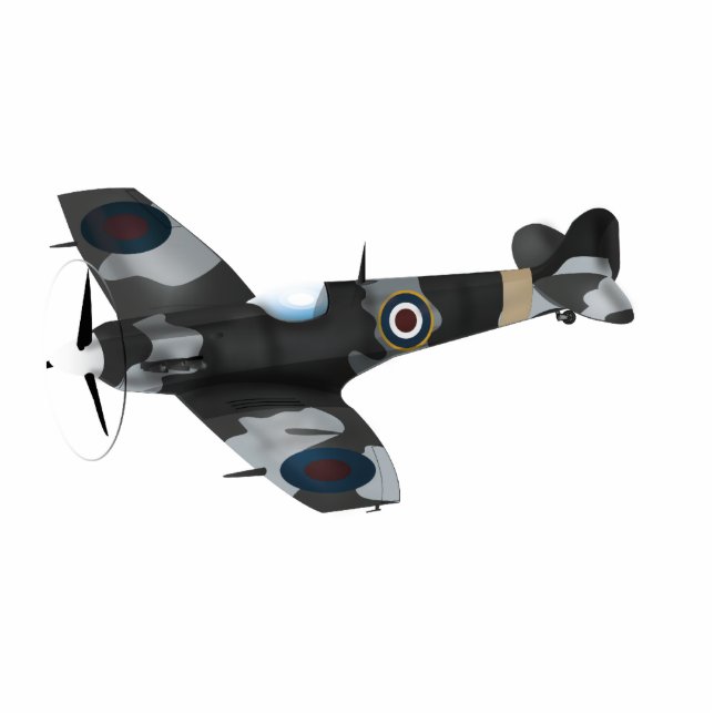  Vliegtuig Staand Fotobeeldje (Voorkant)