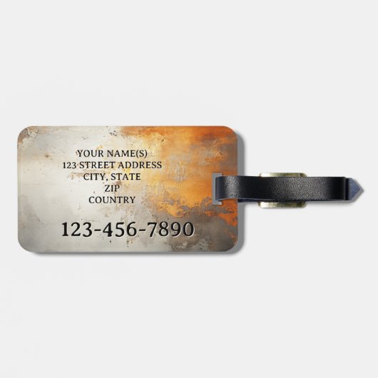  vliegtuig Steampunk Bagagelabel