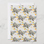  Vliegtuig Sterren Boy Baby shower Kaart (Achterkant)