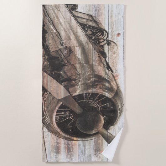  vliegtuig strandlaken (Voorkant)