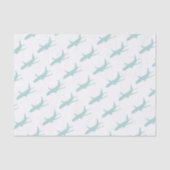 Vliegtuig - strips - blauw. tissuepapier (Voorkant)