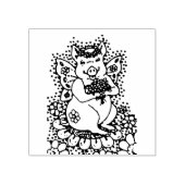 VLIEGTUIG, STROOMVLOEIEND RUBBERSTEMP RUBBERSTEMPEL (Afrduk)