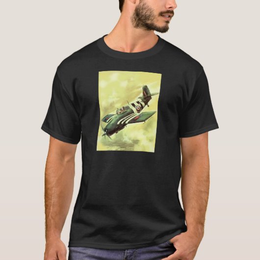  vliegtuig t-shirt (Voorkant)