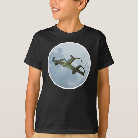 Vliegtuig T-shirt (Voorkant)