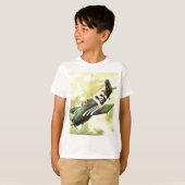  vliegtuig t-shirt (Voorkant volledig)