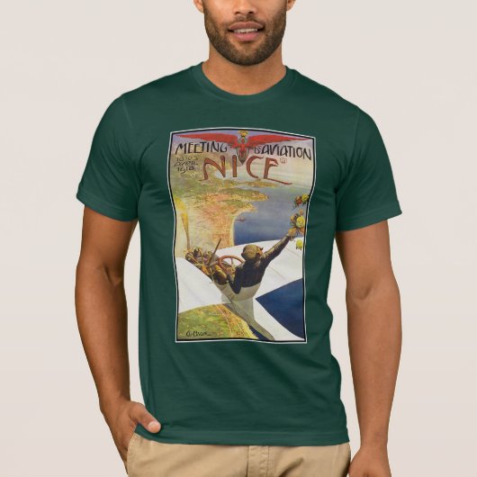  Vliegtuig T-shirt: Meeting d'Aviation T-shirt (Voorkant)