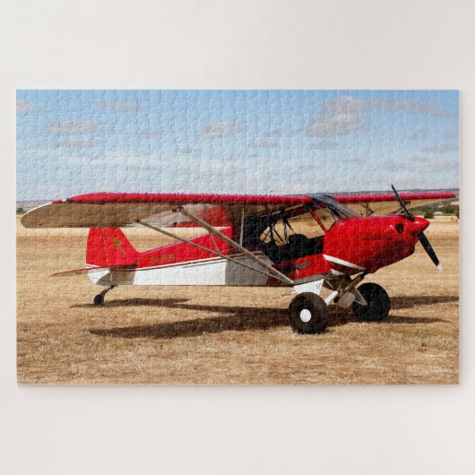 Vliegtuig Taildragger Legpuzzel (Horizontaal)