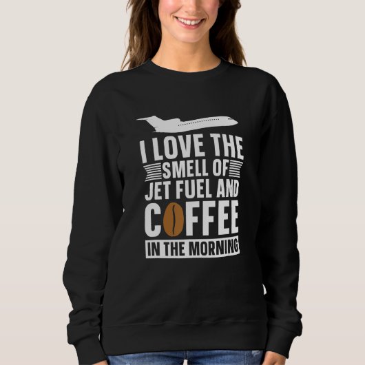 Vliegtuig technicus Koffietechnicus Trui (Voorkant)