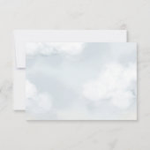 vliegtuig Teddy Bear - Hartelijk dank Bedankkaart (Achterkant)