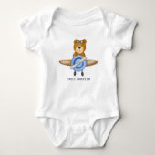 Vliegtuig Teddy Bear Romper (Voorkant)