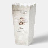 Vliegtuig Teddy Bear Special Delivery Baby shower Bedankdoosjes (Achterkant)