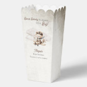 Vliegtuig Teddy Bear Special Delivery Baby shower Bedankdoosjes (Voorkant)