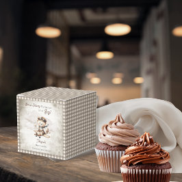 Vliegtuig Teddy Bear Special Delivery Baby shower Bedankdoosjes