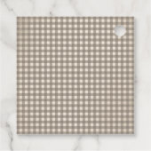 Vliegtuig Teddy Bear Special Delivery Baby shower Bedankjes Labels (Achterkant)