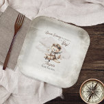 Vliegtuig Teddy Bear Special Delivery Baby shower Papieren Bordje<br><div class="desc">Introductie van onze "Speciale levering via luchtpost . Ja. Ja. Het is een jongen!" design, waar tijdloze charme voldoet aan de moderne elegantie in een viering van een nieuw begin. Awash in neutraal getinte grijs en bruin, sierlijk gemengd in greige, dit ontwerp straalt verfijning uit terwijl het een gevoel van...</div>