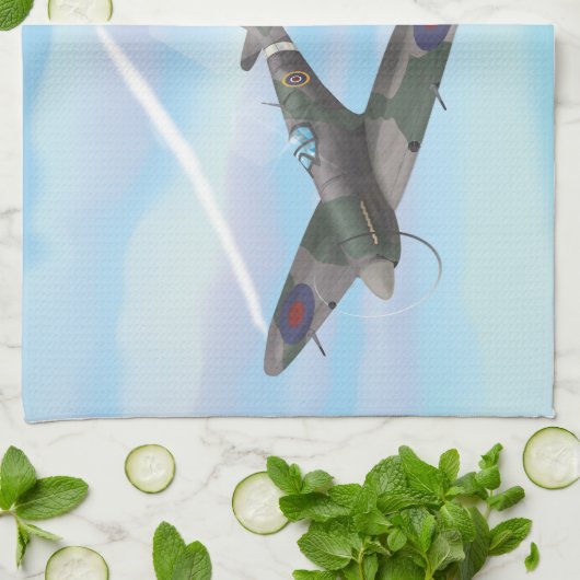  Vliegtuig Theedoek (Gevouwen)
