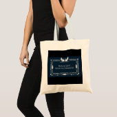 Vliegtuig thema leuk ontwerp tote bag (Voorkant (product))