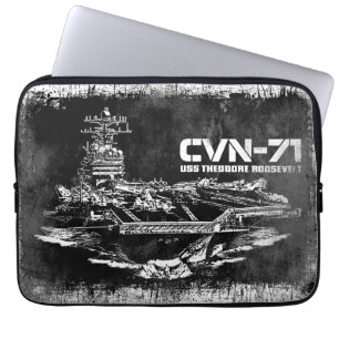 Vliegtuig Theodore Roosevelt Fuji-elektronn Laptop Sleeve