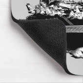 Vliegtuig Theodore Roosevelt Mousepad Muismat (Hoek)