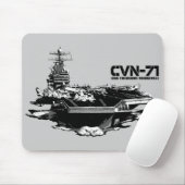 Vliegtuig Theodore Roosevelt Mousepad Muismat (Met muis)