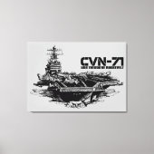 Vliegtuig Theodore Roosevelt Wrappedcanvas Canvas Afdruk (Voorkant)