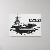 Vliegtuig Theodore Roosevelt Wrappedcanvas Canvas Afdruk (Voorkant)