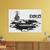 Vliegtuig Theodore Roosevelt Wrappedcanvas Canvas Afdruk (Insitu (Woonkamer))