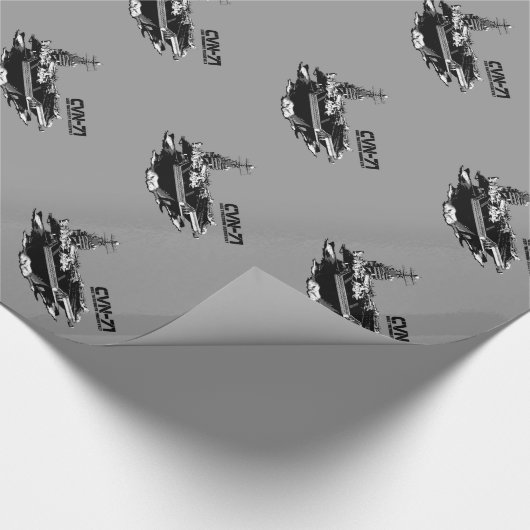 Vliegtuig Theodore Roosevelt Wrappingpaper Cadeaupapier (Hoek)