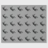 Vliegtuig Theodore Roosevelt Wrappingpaper Cadeaupapier (Vlak)