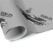 Vliegtuig Theodore Roosevelt Wrappingpaper Cadeaupapier (Rol Hoek)