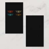 Vliegtuig toekomstige piloot van het propeller-vl visitekaartje (Voorkant / Achterkant)