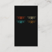 Vliegtuig toekomstige piloot van het  propeller-vl visitekaartje (Voorkant)