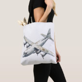 Vliegtuig Tote Bag (Dichtbij)
