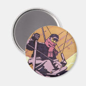 Vliegtuig  transport Hang glider Magneet (Voorkant / Achterkant)