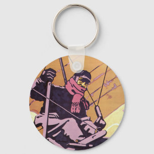 Vliegtuig  transport Hang glider Sleutelhanger