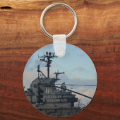 Vliegtuig transporteur in New York Sleutelhanger (Voorkant)