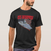 Vliegtuig transporteur USR Enterprise Veteran Day  T-shirt (Voorkant)