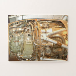Vliegtuig Turboprop Engine Foto Legpuzzel