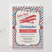  vliegtuig: uitnodiging voor een verkennend avontu (Voorkant)