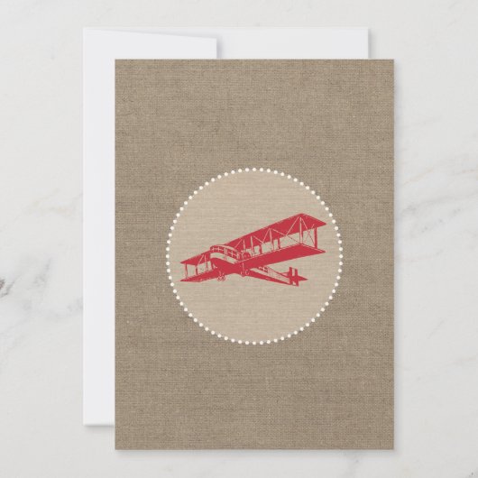  vliegtuig: uitnodiging voor een verkennend avontu (Achterkant)