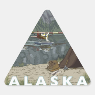Vliegtuig van Alaska Sticker