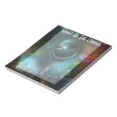 Vliegtuig Van De Corbius Fractal Kunst Notitieblok (Linkerzijde)