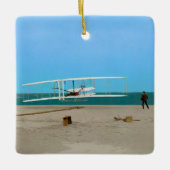  vliegtuig van de eerste vliegende vleugelvleugelv keramisch ornament (Voorkant)