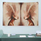 Vliegtuig van de Geest Spandoek (Beurs)