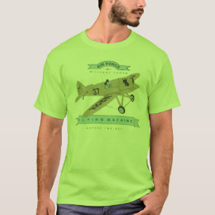 Vliegtuig van de luchtmacht t-shirt