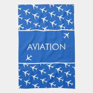 Vliegtuig van het witte-vliegveld Funky Pilot Avia Theedoek