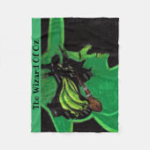 VLIEGTUIG VAN OZ WICKED WITCH FLEECE DEKEN (Voorkant)